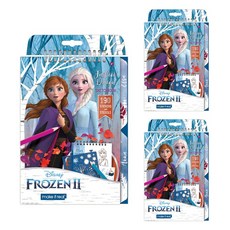 make it real Frozen 2 時裝設計速寫本 3p 套組