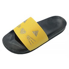 알럽홈 큐빅 캣 거실 욕실화 블랙옐로우, 1개