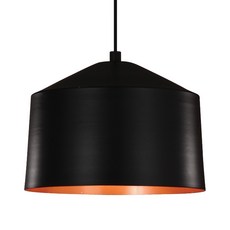 샛별하우스 베이스 팬던트조명 소형, 블랙