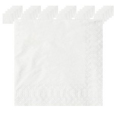 Duni 方形花邊餐巾紙 24*24cm, 白色 168396, 300個, 1件