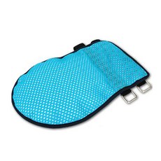 雙固定帶約束手套 藍色, 1個