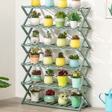 GAPANG 木製盆栽架, 灰色, 6段