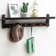 GAPANG 木質內牆擱板胡桃木 H, 單色