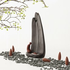 東方風迴流塔香香座, 炭棕色