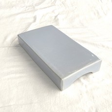 사푼 도자기 다듬이돌 양면 접시, 연하늘, 1개