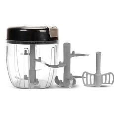 Lee Hansun生活科學手動切碎器 900ml, 黑色的, 1個