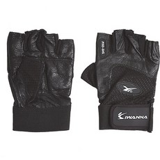 아이워너 일반형 헬스장갑, 블랙, 1개