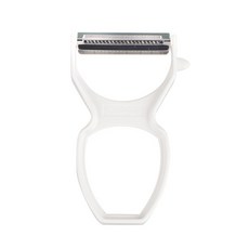 KANKUMA 2合1塑料雙刃剝皮器, 混色, 1個