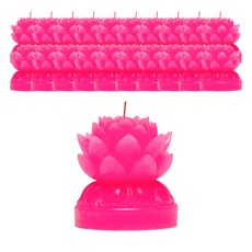 太陽Aroma香蓮花佛教蠟燭, 40個