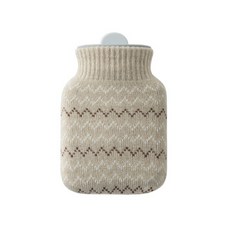 矽膠熱敷袋 灰色+隔熱套, 1組