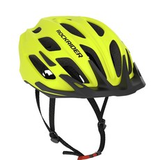 데카트론 MTB 산악 자전거 헬멧 ST500, 옐로우, 1개