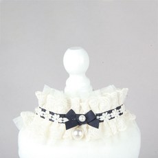 POP PUPPY 抓皺蕾丝狗狗披肩, 海軍藍