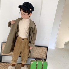 Angel Eye 兒童款Bebbie雙排扣長版大衣