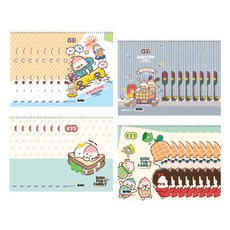 ARTMORE 可撕式線圈素描本 50頁 4款 各8入, 1組, 混色