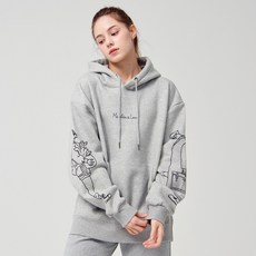 MADMOON 男女通用刷毛Oversize大尺碼連帽T