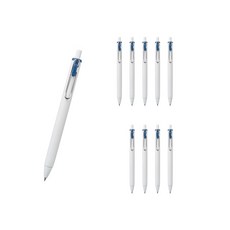 Uni 三菱 ball One 中性墨水筆 0.5mm, 藍黑色, 10個