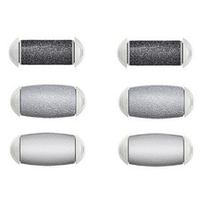 LUAMO Shine 足部去角質機專用滾輪3件組 x 2入組, 單一商品, 混合色