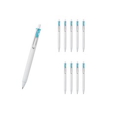 Uni 三菱 ball One 中性墨水筆 0.5mm, 天藍色, 10個