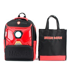 WINGHOUSE 漫威鋼鐵人圖案後背包+手提包組 MV0552