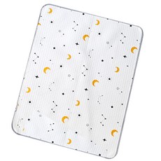 맘스네이처 대나무 양면 방수요, 달, 1개