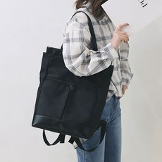 LULU BAG 單雙肩後背包+隨機贈品, 黑色(包)