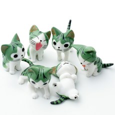 FORES 貓咪公仔6種, 綠色