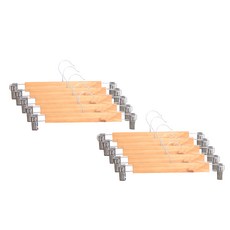 質感設計實木防滑褲架, 混色, 10個