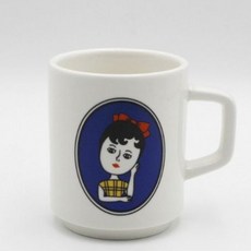 插圖復古馬克杯 350ml, 小世界, 1個