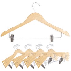 木質衣架, 混合顏色, 20個