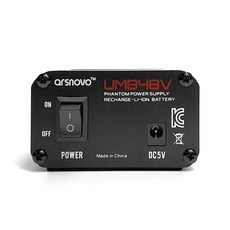 arsnovo 內建電池式電容麥克風供電用音訊幻象電源, UMB-48V, 混合色, 1個