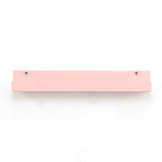 타공판 북선반 중 40cm + 나무벽 액세서리, 1세트, 핑크(선반)