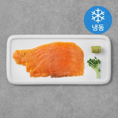 훈제연어 슬라이스 (냉동), 150g, 1팩