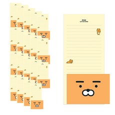 카카오프렌즈 쪽지 편지지, 라이언, 20세트