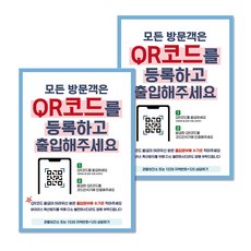 Mungkiwoldeu 口罩防護消毒生活海報 B型 210*297mm, 056 所有訪客必須使用二維碼註冊, 2個