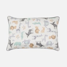 ahtty blanc 兒童棉質枕頭, Safari Zoo 野生動物園, 1個