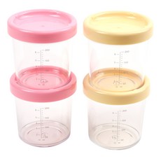 Dailylike Tritan食品容器2件組, 粉色+奶油黃, 2組