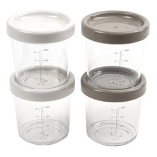 Dailylike Tritan食品容器2件組, 淺灰色+可可色, 2組