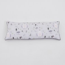 ahtty blanc 兒童棉質枕頭, White Bear Grey, 1個