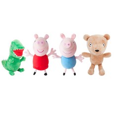 페파피그 실키페파 봉제인형 4종 세트, 1개