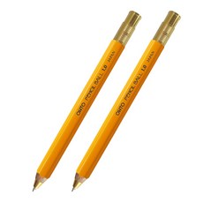OHTO 木質原子筆 1.0mm, Yellow, 2支