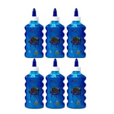 JONG IE NARA 史萊姆銀河彩色液體滿, 6個, 藍色