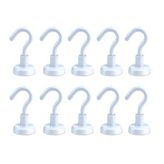 彩色環形磁鐵 KNE16 10入, 白色的