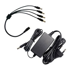 Camplus CCTV 適配器 DC 12V 5A + 4 通道電源分配器組, 單品