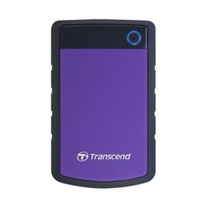 Transcend 創見 StoreJet 25H 外置硬盤 TS1TSJ25H3P, 1TB, 紫色的
