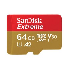 SanDisk 晟碟 Extreme Micro SDXC UHS-I記憶卡 QXA2/W/O, 64GB
