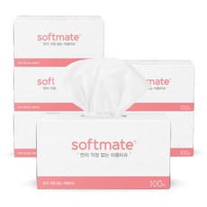 Softmate 面紙 100張, 6盒