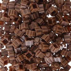 ATTO BLOCK DIY積木組 ADF200 8mm 200入 10包, 棕色的