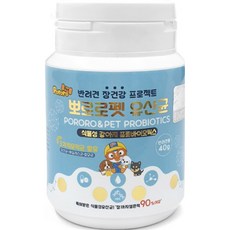 에이비에스엘 뽀로로펫 강아지 영양제, 장건강/유산균, 40g, 1개