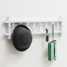 GAPANG 原木裝飾壁掛層架 F, 白色, 1層