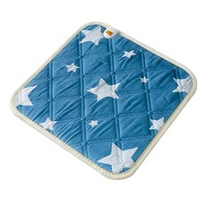 Gompyo Hanil Inoq 單人電熱坐墊 Starting CP100, 海軍藍, 45 x 45 cm